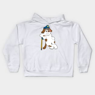 Dog Police officer Police hat Kids Hoodie